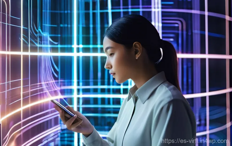 가상 정체성의 진화와 그 의미 - **Prompt: "A young person, approximately 16-18 years old, interacting with a smartphone, with a vibr... 가상 정체성의 진화와 그 의미 - **Prompt: "A young person, approximately 16-18 years old, interacting with a smartphone, with a vibr...