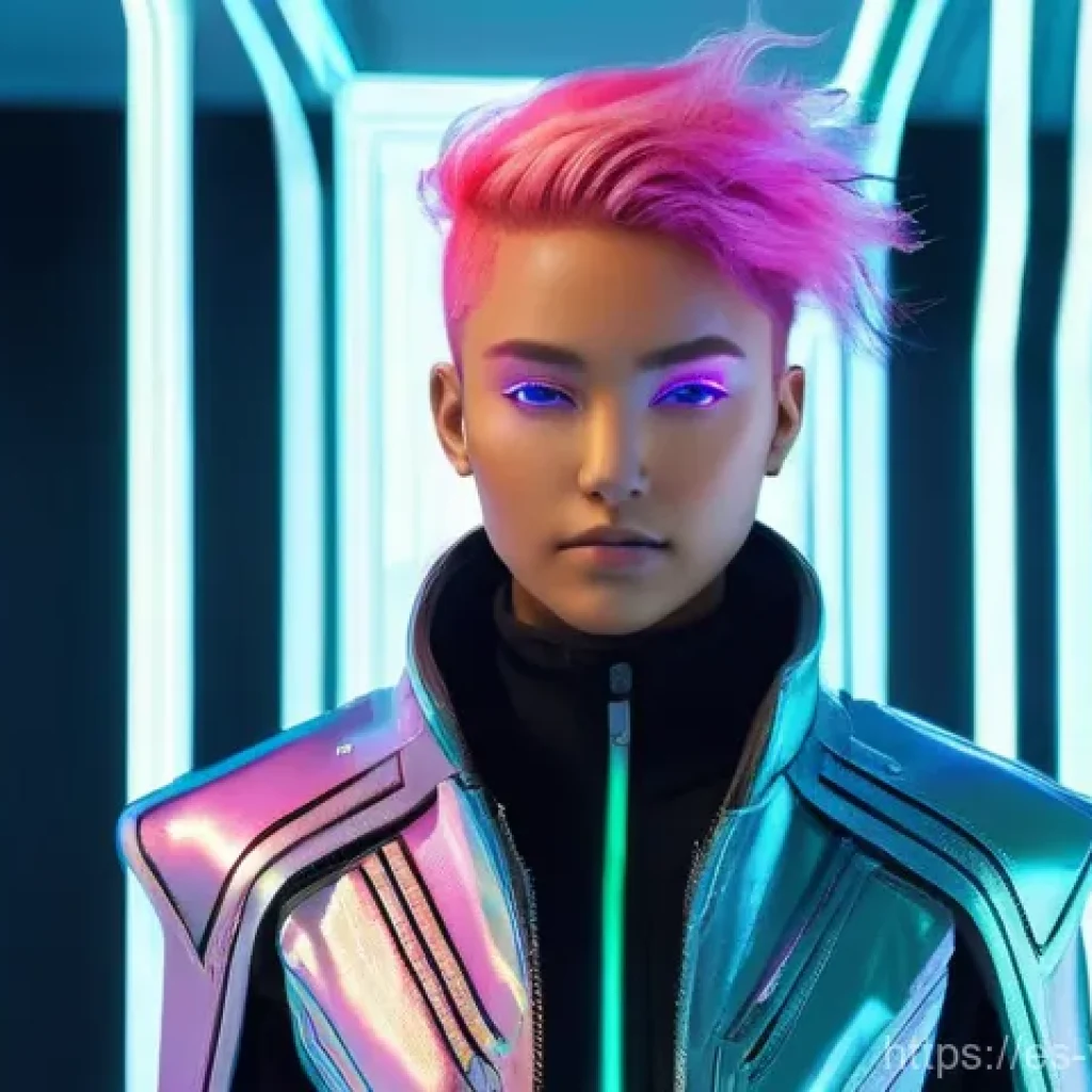 게임 내 아바타와 가상 정체성 구축 - **A highly detailed, futuristic digital avatar embodying self-expression.**
    *   **Prompt:** A fu...